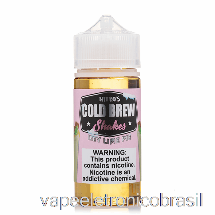 Vape Recarregável Key Lime Pie - Nitros Cold Brew - 100ml 0mg